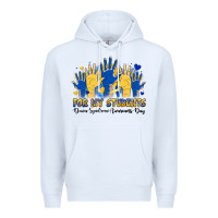 White for my students down syndrome awareness day Premium Hoodie - Artiststas