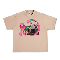 Burro floral cancer ribbon vintage camera Urban Heavy Tee - FaDigitalArtStudio
