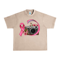 French Oak floral cancer ribbon vintage camera Urban Heavy Tee - FaDigitalArtStudio