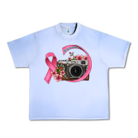 Grape Ice floral cancer ribbon vintage camera Urban Heavy Tee - FaDigitalArtStudio