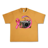Peanut Butter floral cancer ribbon vintage camera Urban Heavy Tee - FaDigitalArtStudio