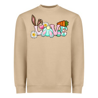 Mushroom Love Easter bunny Easter Day Heavyweight Sweatshirt - CowGirlArtShop