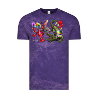 Cloud Purple mardi gras Vintage Tee - RacoonDesign