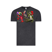Vintage Black mardi gras Vintage Tee - RacoonDesign