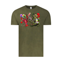 Vintage Olive mardi gras Vintage Tee - RacoonDesign