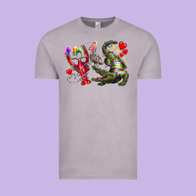 Mardi Gras Vintage Tee Designed By Racoondesign