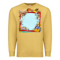 Antique Gold school your text here Premium Sweatshirt - NancyCooperArtShop