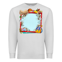 Dove Grey school your text here Premium Sweatshirt - NancyCooperArtShop