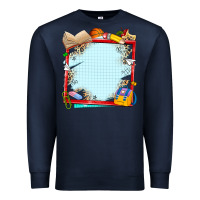 Navy school your text here Premium Sweatshirt - NancyCooperArtShop