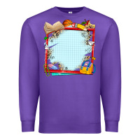 Purple school your text here Premium Sweatshirt - NancyCooperArtShop