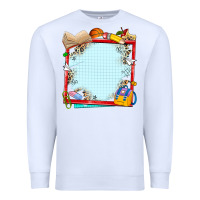 White school your text here Premium Sweatshirt - NancyCooperArtShop