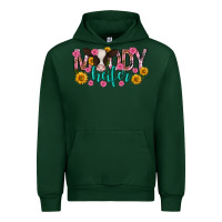 Forest Green Moody Heifer Mother's Day Urban Hoodie - texasbilliewilder