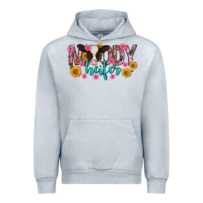 Moody Heifer Mother's Day Urban Hoodie by texasbilliewilder | Teevron