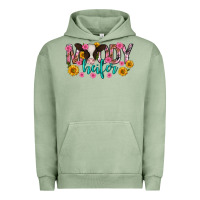 Pigment Oil Green Moody Heifer Mother's Day Urban Hoodie - texasbilliewilder