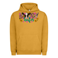 Pigment Peanut Butter Moody Heifer Mother's Day Urban Hoodie - texasbilliewilder