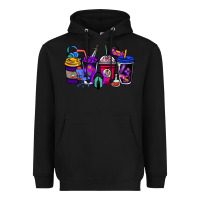 Black gaming coffee cups Heavyweight Hoodie - NancyCooperArtShop