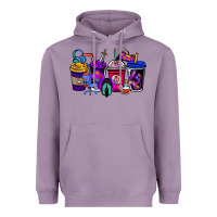 Lavender gaming coffee cups Heavyweight Hoodie - NancyCooperArtShop