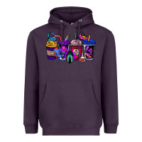 Plum gaming coffee cups Heavyweight Hoodie - NancyCooperArtShop