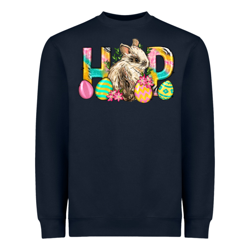 Hop Rabbit Easter Heavyweight Sweatshirt by Neo Western | Teevron