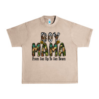 French Oak Boy Mama From Son Up To Son Down Urban Heavy Tee - CowhideDigitalArt
