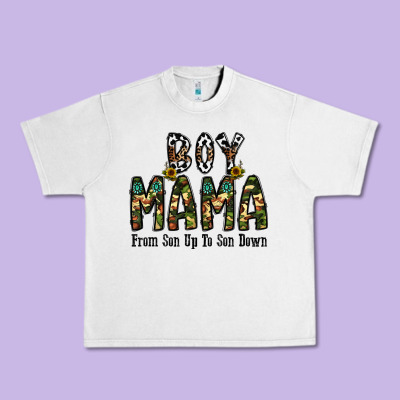 Boy Mama From Son Up To Son Down Urban Heavy Tee Designed By Cowhidedigitalart