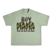 Oil Green Boy Mama From Son Up To Son Down Urban Heavy Tee - CowhideDigitalArt