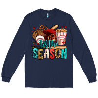 Navy 'tis the season baseball game Long Sleeve Tee - Jasminsmagicworld