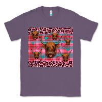 Lavender highland cow valentines Classic Tee - JahusDesignShop