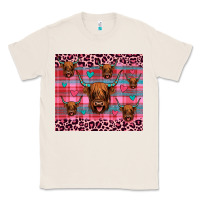 Natural highland cow valentines Classic Tee - JahusDesignShop
