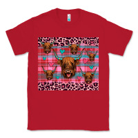 Red highland cow valentines Classic Tee - JahusDesignShop