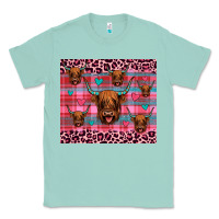 Seafoam highland cow valentines Classic Tee - JahusDesignShop