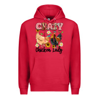 Cardinal crazy chicken lady Premium Hoodie - Artiststas