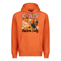 Carrot crazy chicken lady Premium Hoodie - Artiststas