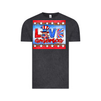 Vintage Black love america gnome Vintage Tee - HRA Design Shop