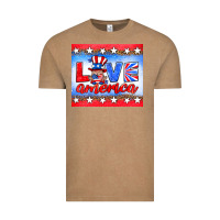 Vintage Coffee love america gnome Vintage Tee - HRA Design Shop