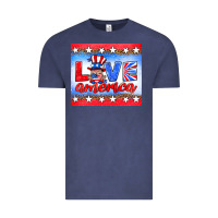 Vintage Denim love america gnome Vintage Tee - HRA Design Shop