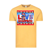 Vintage Mustard love america gnome Vintage Tee - HRA Design Shop