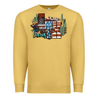 Antique Gold tx texas Premium Sweatshirt - NancyCooperArtShop