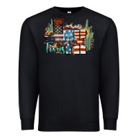 Black tx texas Premium Sweatshirt - NancyCooperArtShop