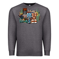 Charcoal Heather tx texas Premium Sweatshirt - NancyCooperArtShop