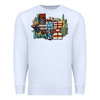 White tx texas Premium Sweatshirt - NancyCooperArtShop