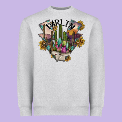 Darlin Heavyweight Sweatshirt Designed By Sublimationcraftshop