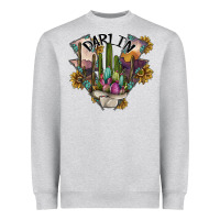 Heather Grey darlin Heavyweight Sweatshirt - SublimationCraftShop