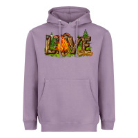 Lavender camping love Heavyweight Hoodie - NancyCooperArtShop