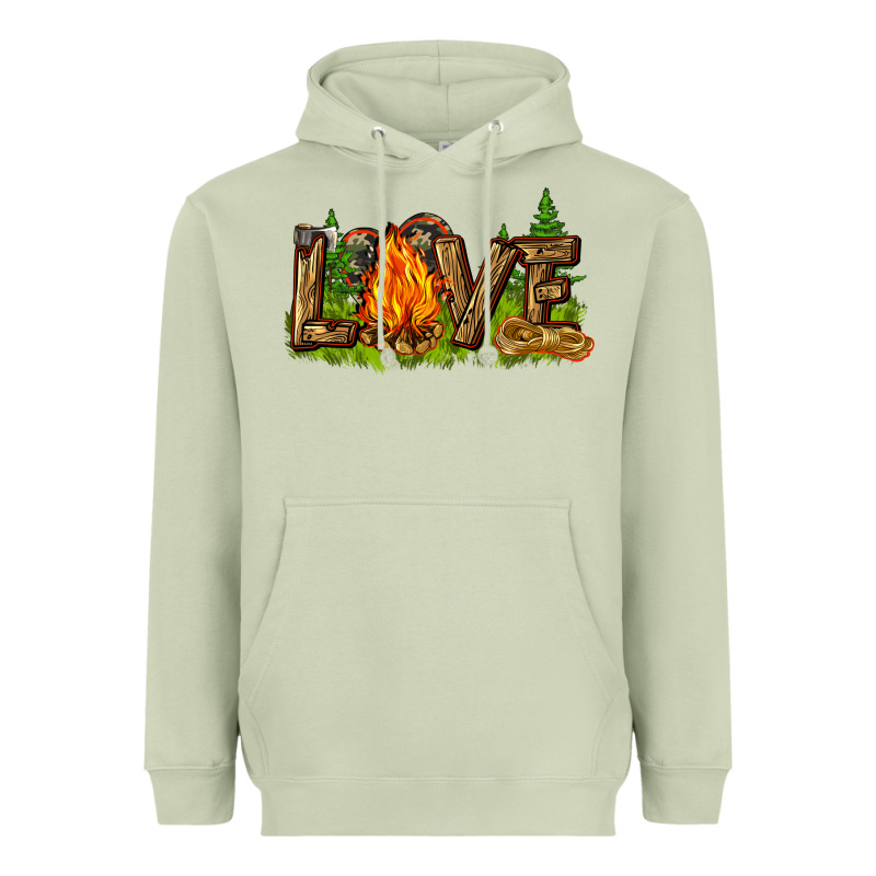 Camping Love Heavyweight Hoodie by NancyCooperArtShop | Teevron