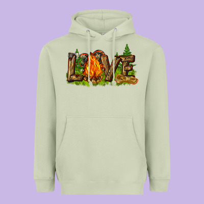 Camping Love Heavyweight Hoodie Designed By Nancycooperartshop