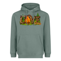 Sage camping love Heavyweight Hoodie - NancyCooperArtShop