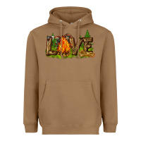 Toasted Coconut camping love Heavyweight Hoodie - NancyCooperArtShop