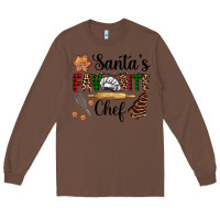 Chestnut santa's favorite chef Long Sleeve Tee - AdoDesignShop