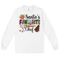 White santa's favorite chef Long Sleeve Tee - AdoDesignShop